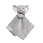 Carters Plush Gray Sleepy Eyes ELEPHANT Lovey Security Blanket Baby Toy New