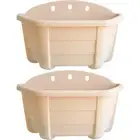 Wall Mounted Flower Pots for Balcony and Garden with Self Watering Feature
