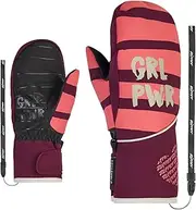[Ziener] Girls Liwani Ski Mittens Winter Sports | Waterproof Primaloft Fashion