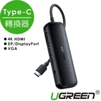 在飛比找Yahoo奇摩購物中心優惠-綠聯 USB-C/Type-C轉4K HDMI+DP/Dis