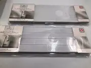 2 Aspect Peel and Stick Matted Tiles Mini Subway Frost Glass Backsplash (3 pack)
