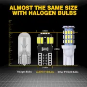 AUXITO 10x T10 168 194 White 18SMD LED Wedge Light Side Corner Park Globe Bulb (for: NSU)
