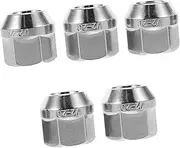 TOKIDNY 5pcs Tire Lug Nuts and Wheel Nut Caps for Car Hub Modification Wheel Studs with Enhanced Security and Durability for Flange and Tire Replacement