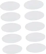 IWOWHERO 10pcs Silicone Manicure Polish Mixing Plates for Art Cosmetic Color Blending Tool for Home Mixing Dishes