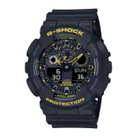 在飛比找Yahoo奇摩購物中心優惠-CASIO卡西歐 G-SHOCK 潮流警示 搶眼黑黃 雙顯系