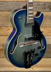 Ibanez George Benson GB10EM Hollow Body Electric Guitar Jet Blue Burst