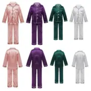Kids Girls Boys Pyjamas Set Tops Pants Sleepwear Loungewear Nightgown Sleepsuit-