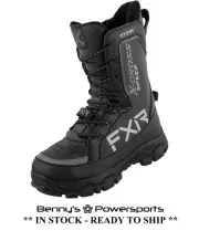 FXR X-Cross Speed Boot Snowmobile Boots Black Winter Snow Sled Snowboard