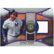 2025 Topps Tribute Aaron Judge Triple Relic (Purple)