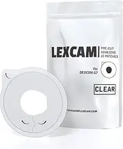 Adhesive Patches Pre-Cut for Dexcom G7 – Pack of 20 – Waterproof, Transparent Overpatches for Continuous Glucose Monitoring, Sensor is NOT Included.
