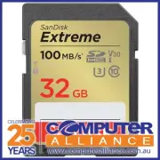 32GB Sandisk Extreme SDHC Memory Card SDSDXVT-032G-GNCIN