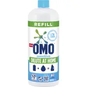 OMO Sensitive Laundry Liquid Refill Dilute at Home 665 mL