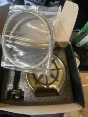 Cup Washer for Sink Gold, Upgraded 360 Degree Glass Rinser Sink