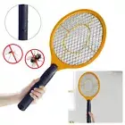 Bug Zapper Racket Electric Fly Swatter Handheld Battery Powered Zapper (Yellow)