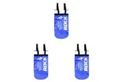 3x Rock Portable 3ft Unfilled Punching Boxing Bag Premium Grade Sports Gym Blue