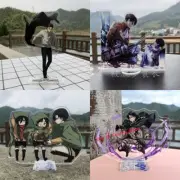 Anime Attack On Titan Levi Acrylic Desktop Stand Figure Decor Collection