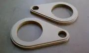 MDF Speaker rings, 6.5" teardrop component mount