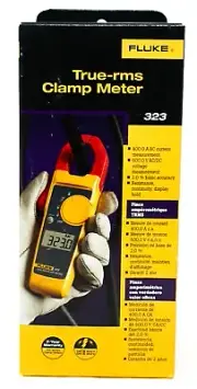 Fluke [323] True RMS Clamp Meter (600V AC/DC, AC Current Up to 400A) BRAND NEW!!