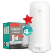 Prince Lionheart Nappy Bin XL, Hands-Free My Twist'R Nappy Pail, Nappy Disposabl