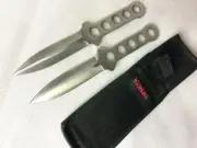 2 Set Throwing Knife Ninja Sliver L 8''