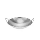 Stainless Steel Frying Cooking Pot Round Bottom Stewpot Camping Wok Restaurant