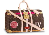 在飛比找Yahoo!奇摩拍賣優惠-小巴黎二手名牌 Lv 旅行袋 Trunk Logo限量 旅行