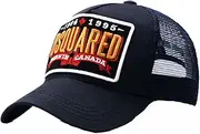 [MsLuLA] Anime Men Sports Baseball Cap Summer Mesh Dsq-ua-r-EDS Embroidery Hat Snapback Hat for Men Boys Girls Adjustble