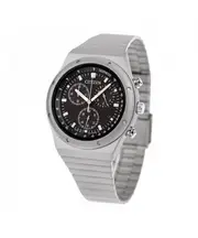 Citizen Eco-Drive Chronograph Stainless Steel Black Dial AT2540-57E Men's Watch
