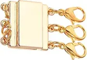 IWOWHERO Layering Clasp Jewelry Converter Strong for Necklaces Bracelets Design Secure Jewelry Connection for Crafting Fashion Accessories