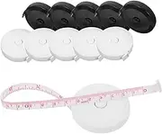 HOLIDYOYO 10Pcs Mini Tape Measure Retractable Body Measuring Tape for Sewing Dual Sided Centimeters Lightweight Durable for Tailoring Personal Measurements