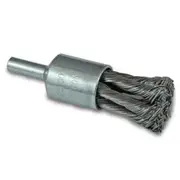 ITM 19mm 1/4" Round Shank Twist Knot End Steel Brush TM7005-019