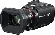 Panasonic 4K Ultra HD 10-bit 60p Semi Pro Recording Camcorder, 25mm Wide-Angle 24x Optical Zoom, High-Precision AF, Double SD Card Slot, 2 Manual Rings, Long Life Battery, USB PD (HC-X1200GC)