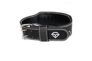 Elosung Size L Black Professional Weightlifting Belt With Sponge Padding For Deep Squat And Deadlift Men Women Fitness Support Belts
