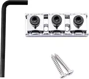 Musiclily 42mm Guitar Locking Nut for Floyd Rose Tremolo Bridge System Electric Guitar, Chrome