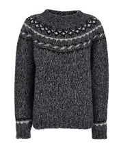 KNIT PULL S,XS,M Grey