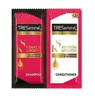 TRESemme Shampoo Keratin Smooth 14ML ( 1 pack IN 2) POUCH Style May Vary X10