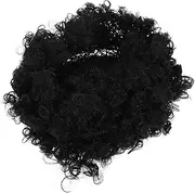 PLAFOPE Short Curly Wig for Women Afro Style Synthetic Hair Wig Comfortable Fit for Cosplay Costume Parties Versatile Unisex Design Durable Stylish Wigs for Halloween Events