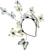 [Holibanna] Butterfly Fascinator Headband for Tea Parties Hair Accessory for Women Elegant Decorative Headpieces for Special Occasions for Garden Parties Photoshoots