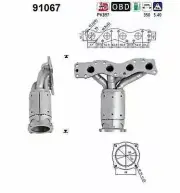 Catalyst Suzuki/Santana Swift AS91067 1411062J02H02 1411063J02H02