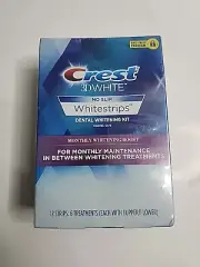 NEW Crest 3D Whitestrips MONTHLY WHITENING BOOST NO SLIP 12 Dental White Strips