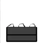 Back Seat Car Trunk Hanging Storage Bag 9 Pocket Organizer Black