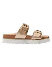 [Wide Steps] Saigon Sandals in Pewter