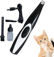 Humdcdy Pet Hair Trimmer, Quiet Cordless Trimmer, USB Rechargeable Dog Cat Hair Clipper, Portable Electric Pet Grooming Tools with Low Noise