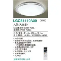 在飛比找樂天市場購物網優惠-Panasonic 國際牌 9-12坪 吸頂燈 68W 大坪