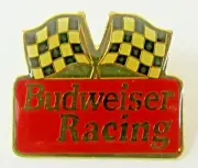 1995 MISS BUDWEISER Checkered Flags hydroplane boat racing tack pin BEER