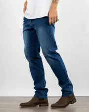 [Ringers Western] Ringers Western Men's Burke Slim Taper Jeans in Mid Blue Size 36 36 Mid Blue