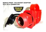 Cig Socket Adaptor with 50 AMP Connector