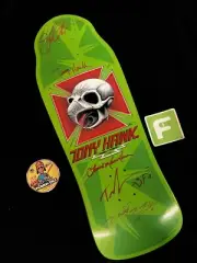 BONES BRIGADE SIGNED Tony Hawk Series 15 Powell Peralta Skateboard Deck 5 AUTOS