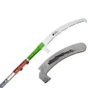 BARNEL USA Pruning Saw Curved Arborist Blade Telescoping Pole Aluminum Handle