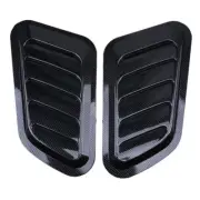 Carbon Fiber Car Decorative Air Flow Intake Scoop Turbo Bonnet Vent Cover Hood A